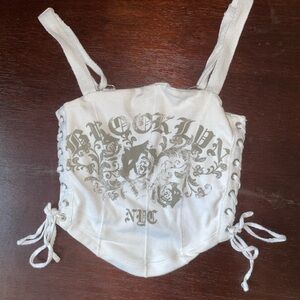 Garage White Brooklyn nyc Cotton Top